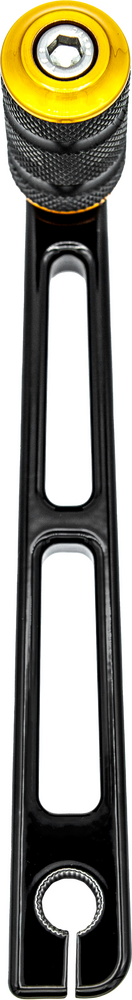 Santoro Fabworx SF30051 Twice Tight Perf Shift W TOE PEG Black For Harley Touring 1998-2013