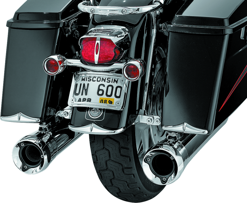 Kuryakyn 8640 Rear Fender Or Saddlebag Accent Tips Chrome (pair) - User 1