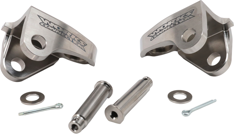 Works 66-20520 20-520 FOOT PEG MOUNT TITANIUM CRF250/450