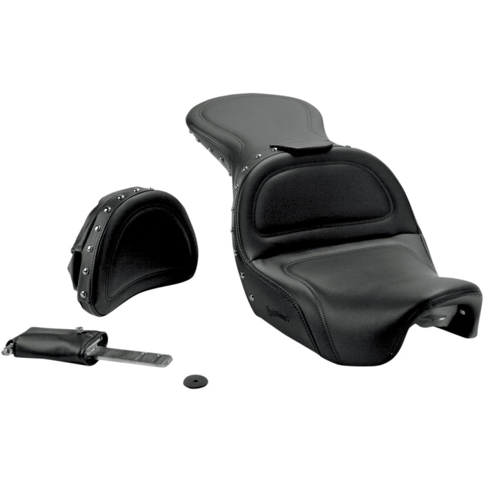 SADDLEMEN 0803-0215 806-04-040 Explorer Special Seat — Includes Backrest - Dyna