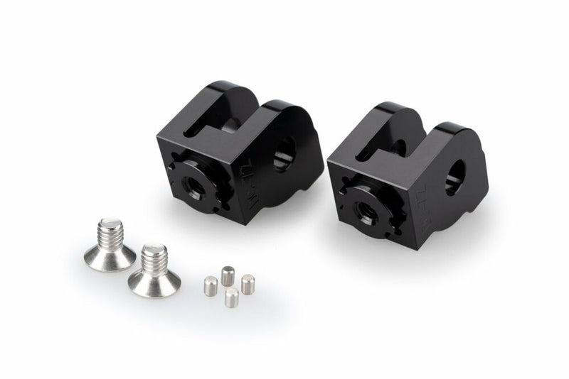 Puig Hi-tech Parts 561-20270BK 20270N FOOTPEG ADAPTOR RIDER BLACK DUC