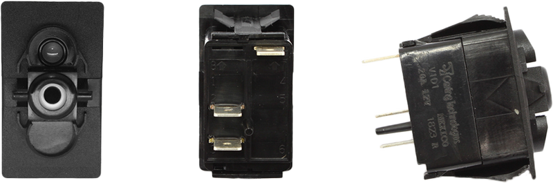 Xtc Power Products Dash Switch Body Single ACC With Incdsnt - SW11-IN000000