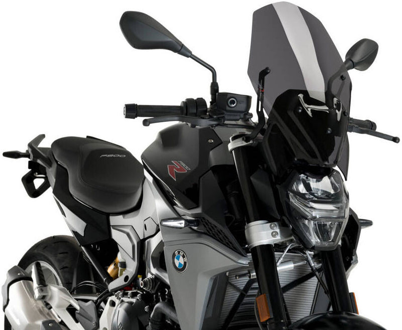Puig Hi-Tech Parts Windscreen Naked NEW GEN Tour DS W OEM Screen - 20362F BMW 900 / F900R 2020-2023