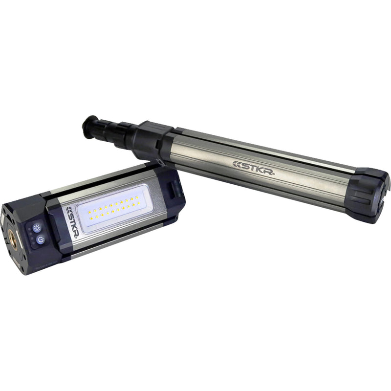 RISK RACING 3850-0569 12681 Tri-Mobile Work Light with Tripod Stand Shop Light w/Tripod - Work Area/Mobile - 2000 Lumens - Rechargeable