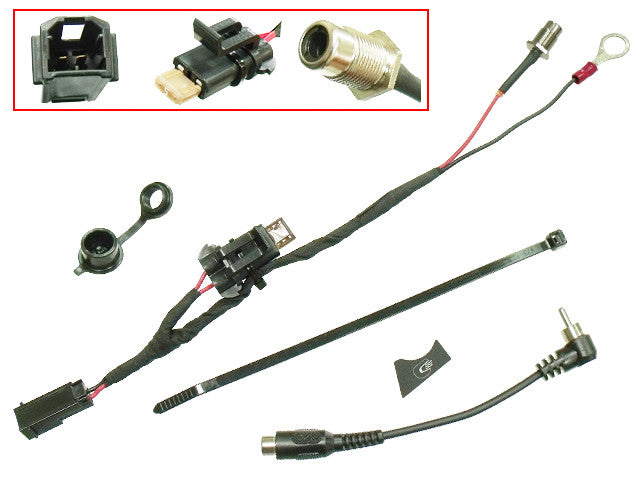 Sp1 SM-01604 Heated Visor Plug Kit S-D Ski-Doo Snowmobiles 2017-2019