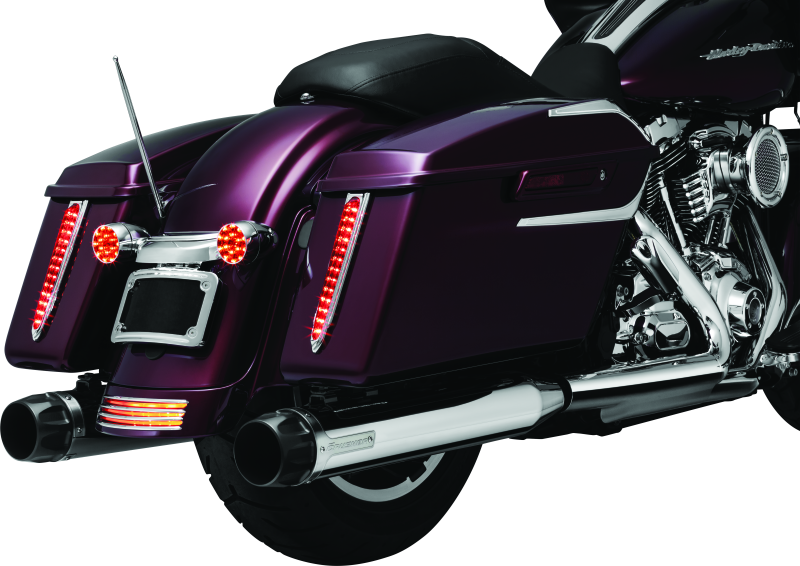 Kuryakyn 7797 Rear Fender Accents Flhx & Fltr Models Chrome - User 1