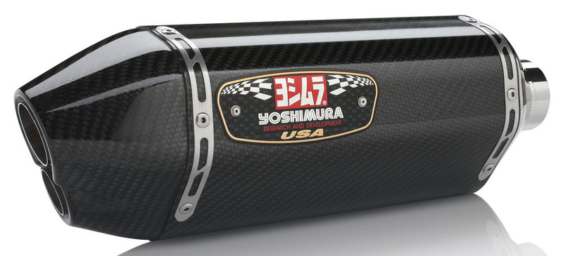 Yoshimura Exhaust Street R-77D Slip-ON SS-CF-CF - 1160023220 Suzuki 600 / 750 2011-2024