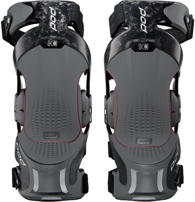 Pod 664-04942X K830-CDK-PR-2X K8 3.0 KNEE BRACE CARBON (PR) CARBON/GRAPHITE 2X