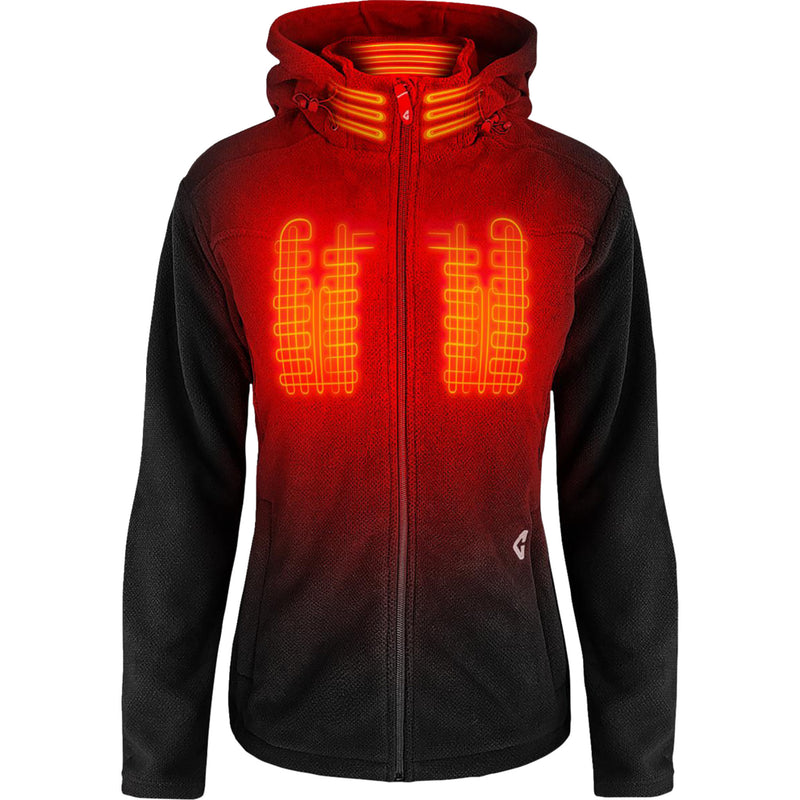 GERBING HEATED CLOTHING Women's 7V Thermite Fleece Jacket 2.0 Black