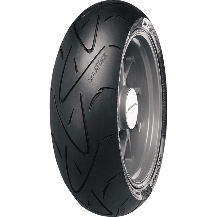 CONTINENTAL 0302-0939 02443930000 ContiSportAttack Tire Tire - ContiSportAttack - Rear - 180/55ZR17 - (73W)