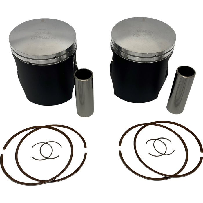 WOSSNER 0910-6308 K7040DA-2 Piston Kit for 2 Stroke Piston Kit - 70.37 mm - Polaris