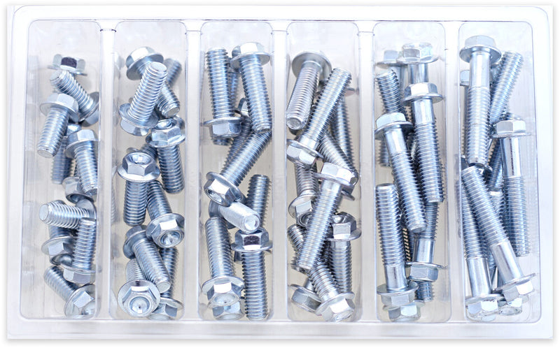 Bolt 024-81010 SV-M8HEXF M8 10MM HEX FLANG BOLT ASST 1
