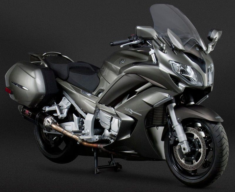 Yoshimura 960-1562 13150E0220 EXHAUST SIGNATURE R-77 SLIP-ON SS-CF-CF DUAL