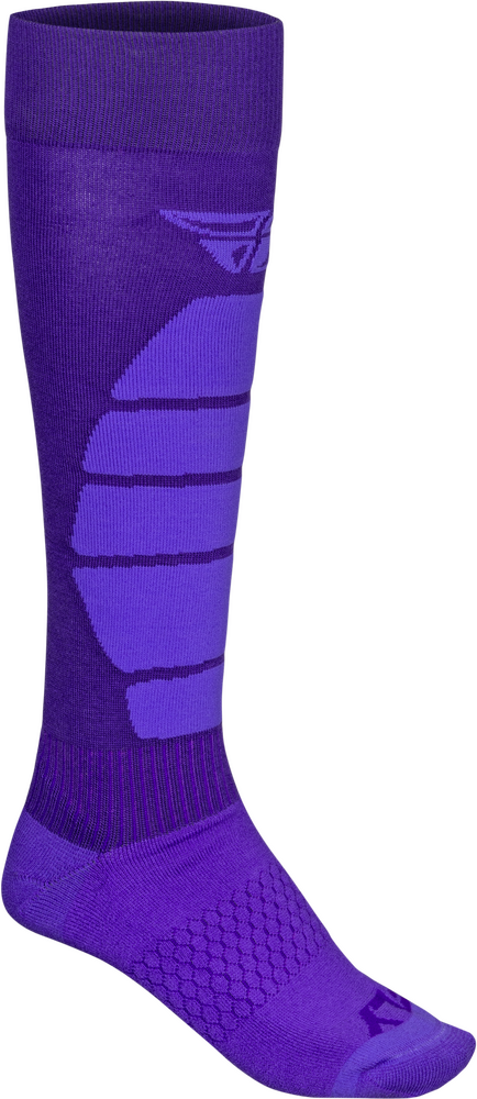 Fly Racing 350-0578S 350-0578S SNOW PERFORMANCE COOLMAX SOCK PURPLE SM/MD