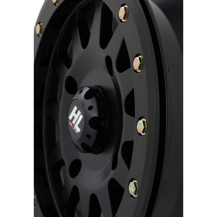 HIGH LIFTER 0230-1319 15HLA1-1445 HLA1 Beadlock Wheel Wheel - HLA1 Beadlock - Front/Rear - Matte Black - 15x7 - 5/4.5 - 5+2 (+40 mm)