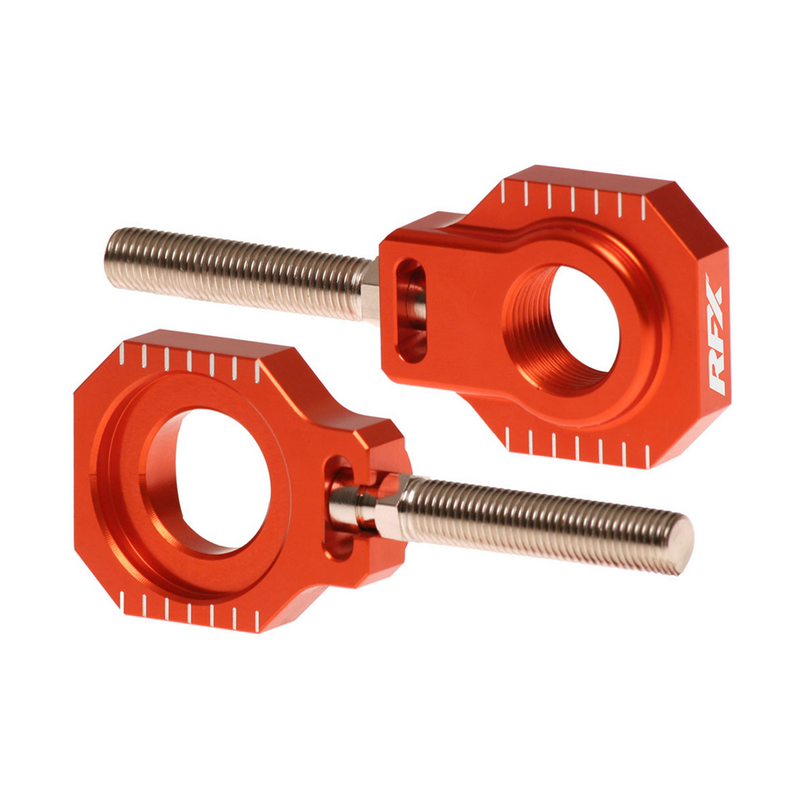 RFX Rear Axle Blocks Orange KTM Husqvarna GAS - FXAB 50200 99OR KTM Dirt Bikes 2000-2023