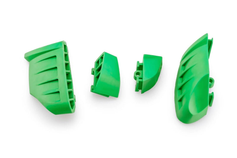 Puig Hi-tech Parts 561-20872GR 20872V RUBBER END REPLACEMENT FRAME SLIDER PRO 2.0 PR GREEN