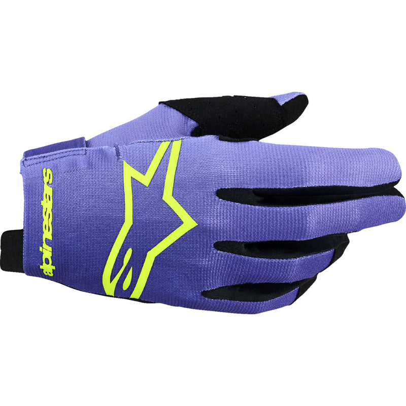 ALPINESTARS Radar Gloves Purple/Fluo - Yellow