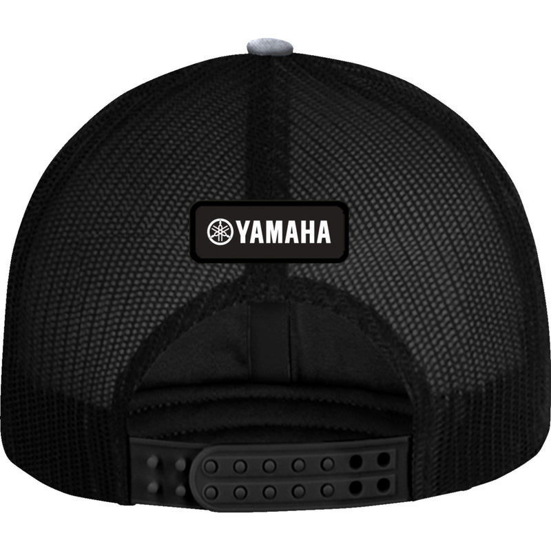 YAMAHA APPAREL 2501-3960 NP21A-H3202 Yamaha Curved Bill Hat Yamaha Revs Hat - Gray/Black