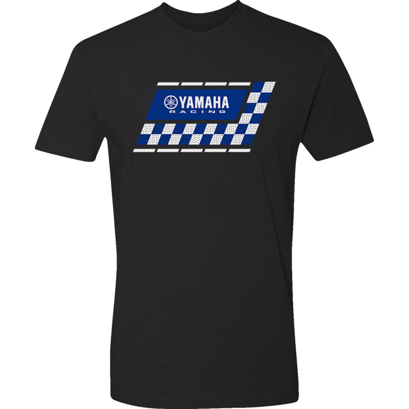 YAMAHA APPAREL Racing Check T-Shirt Black