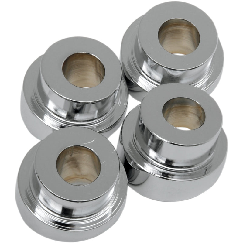 LA Choppers Angled Handlebar Riser Bushing Kit 10° Chrome - LA-7400-10 For Harley Motorcycles 1984-2017