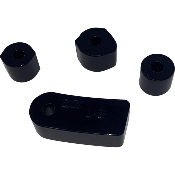 DK CUSTOM PRODUCTS 1620-2431 DKSFTM8-FLB-EXT Floorboard Extensions black - fl