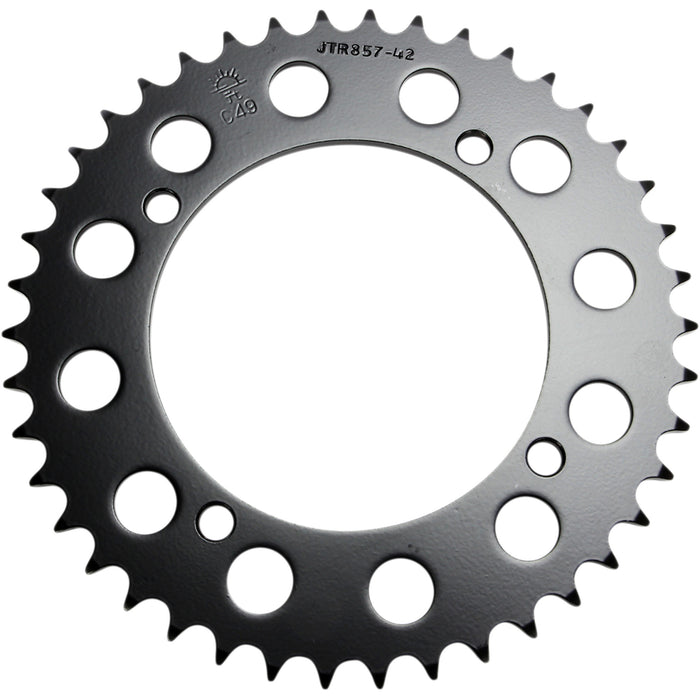 JT SPROCKETS JTR857-42 JTR857.42 Steel Rear Sprocket Sprocket - Rear - Yamaha - 42-Tooth