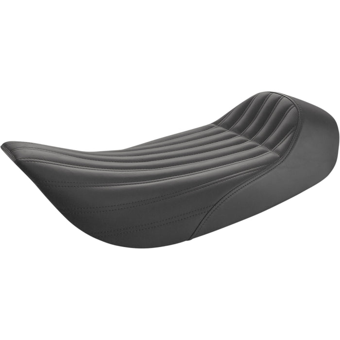 SADDLEMEN 0801-1336 897-06-0023 Knuckle Solo Seat - Ribbed - Black