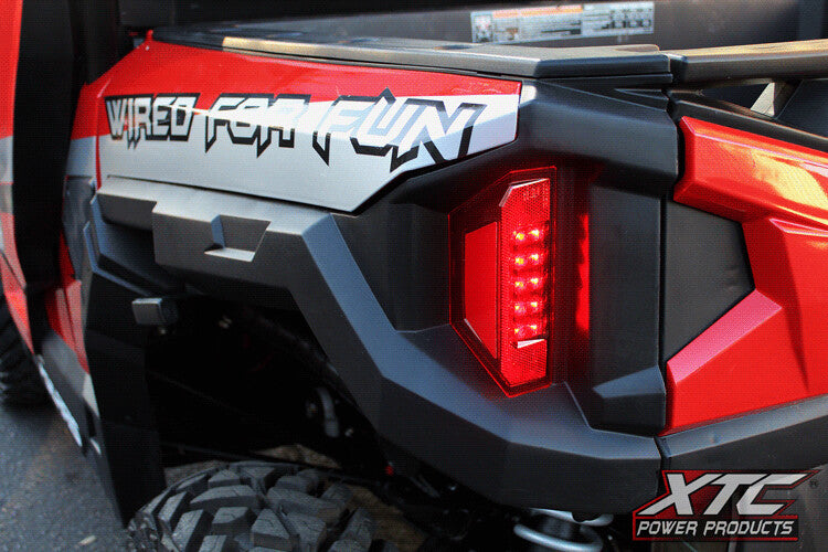 Xtc Power Products Auto Turn Signal Kit W Billet Lever AND Front DRL Lights POL Polaris General - ATS-L-POL-GBU-DRL Polaris General 2019-2026