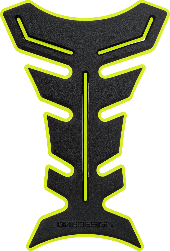 One Emblems 623-1163Y HDF9Y HDF TANKPAD BLACK/YELLOW