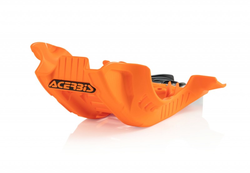 Acerbis 2791685321 19-22 KTM XC-F250/350/ FX350/ 21-23 Gasgas Ex/mc Skid Plate Large - Black/16 Orange - Photo - Primary