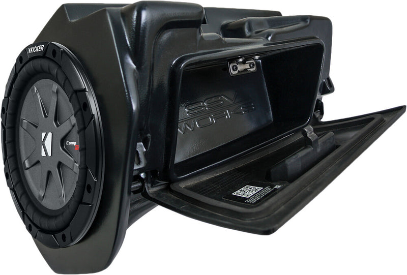 Ssv Works Glovebox SUB Speaker Kit Kicker Speaker - RZ4-GB10K Polaris RZR 2019