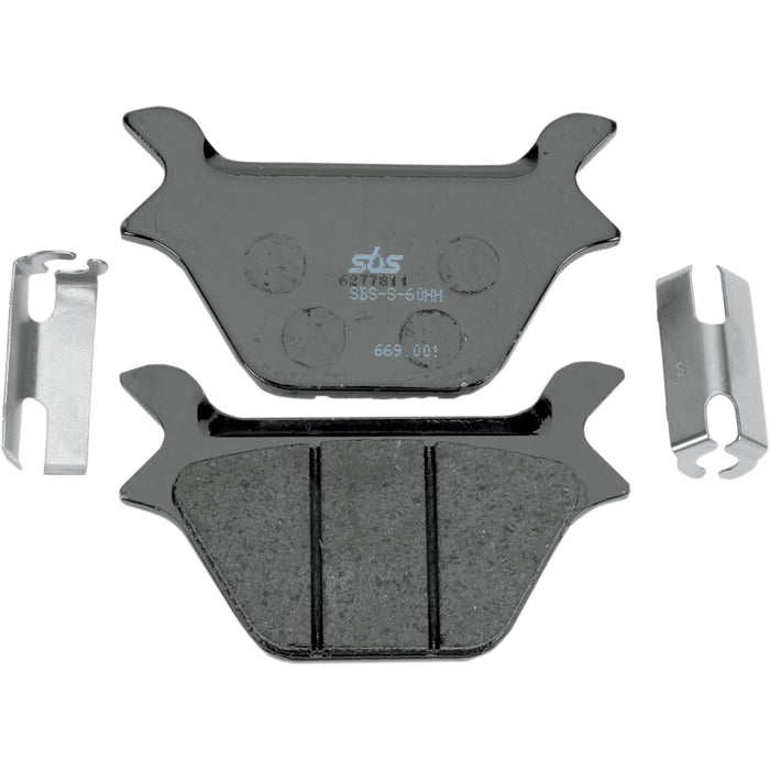 SBS 1721-1769 669H.CT Organic Harley/Buell Brake Pad Carbon Tech Brake Pads - Harley-Davidson