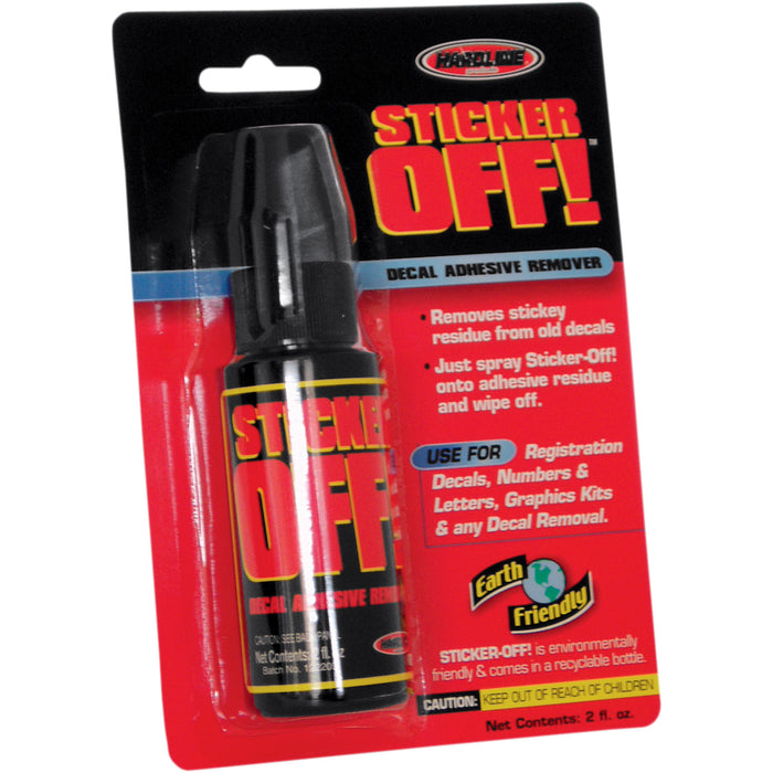 HARDLINE 965 965 Sticker Off! Decal Adhesive Removal Sticker Off - 2 U.S. fl oz.