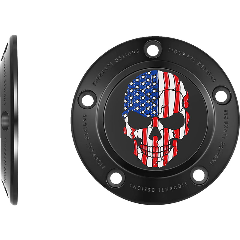 Figurati Designs Cover - FD25-TC-5H-BLK For Harley Motorcycles 1999-2017