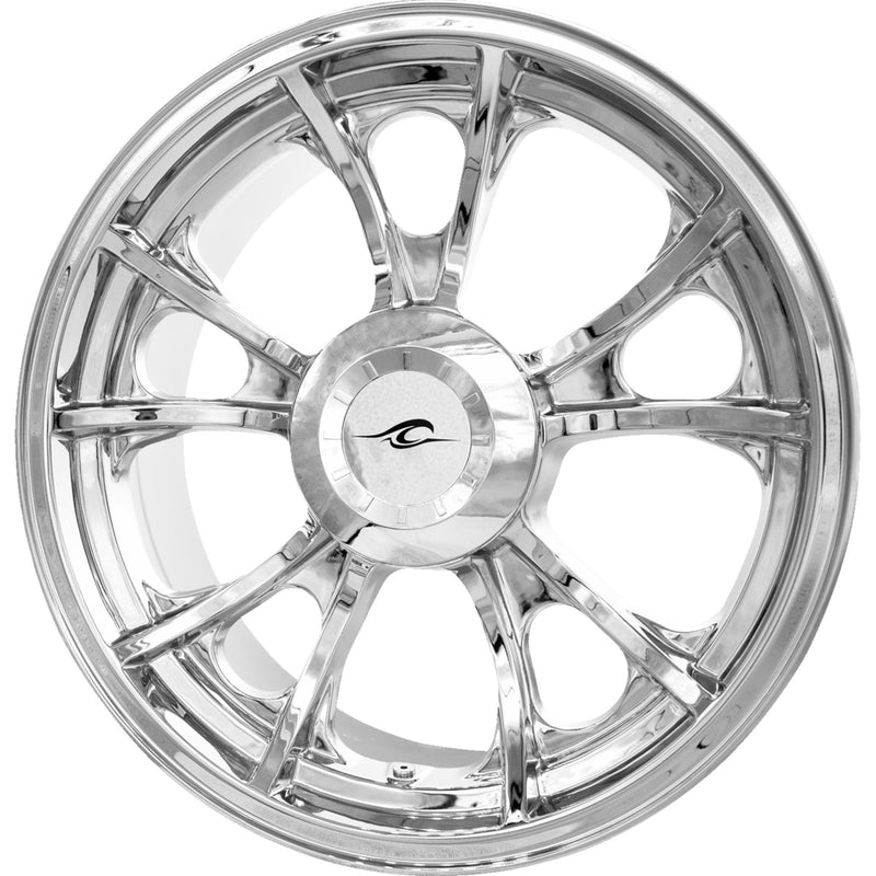 Coastal Moto Largo 3D Wheel - 3D-LAR187CH-TRK For Harley Touring 2009-2025