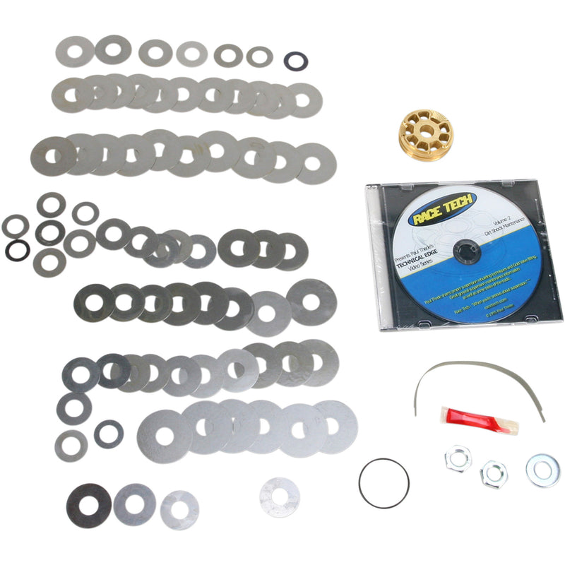 Race Tech Gold Valve Valve Kit - SMGV 4633 For Husaberg Dirt Bikes 1994-1998 | Gas Gas 250 / XC 300 / 300 Cross Country 1999-2000
