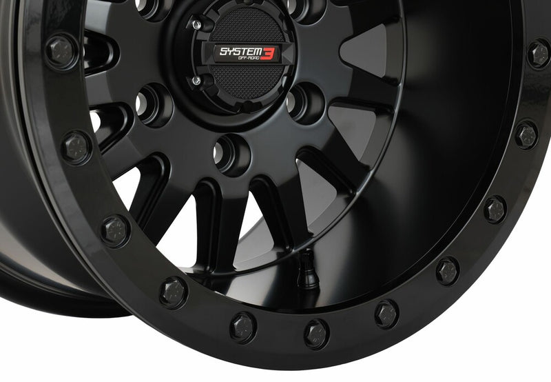 System 3 3-1585651 15S3-85651 SB8 WHEEL 15X10 5+5 (0MM) 6/5.5 MATTE BLACK