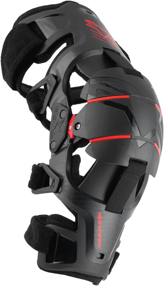 Alpinestars 482-00074L 6501725-13-LXL RK-1 PLASMA KNEE BRACE BLACK/RED LG/XL