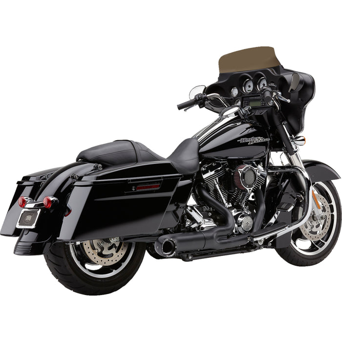 COBRA 1800-2553 6270B-1 Turn Out 2-into-1 Exhaust System - Black