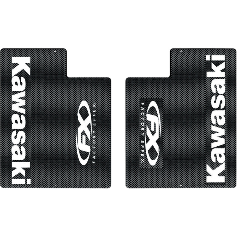 FACTORY EFFEX 4320-0426 06-38124 Full Wrap Carbon Fiber Fork Shields Carbon Fiber Fork Shield - Kawasaki
