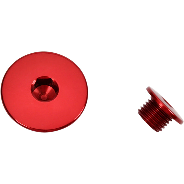 WORKS CONNECTION 0950-0096 24-525 Engine Plug Set Engine Timing Plug - Red - Suzuki