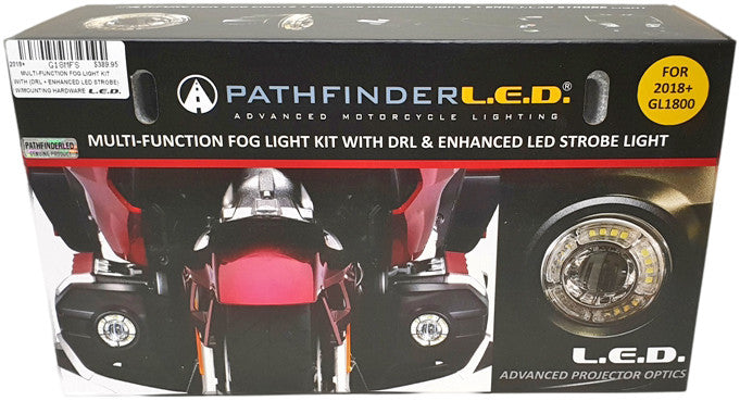 Pathfinder LED FOG Light Kit Multifunction+drl - G18MFS Honda Gold 2018-2019
