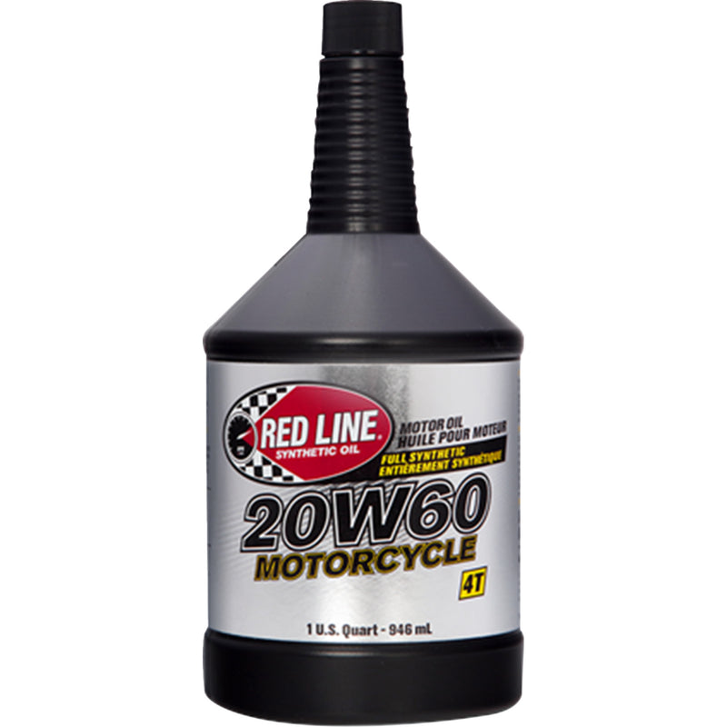 RED LINE SYNTHETIC OIL 3601-1024 12604 Motorcycle Oil 20w60 - 1 us quart