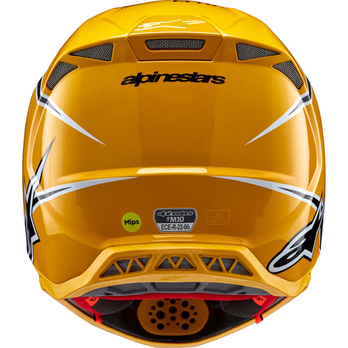 ALPINESTARS Supertech M10 Ampress MIPS® Helmet - Gloss Black/Yellow