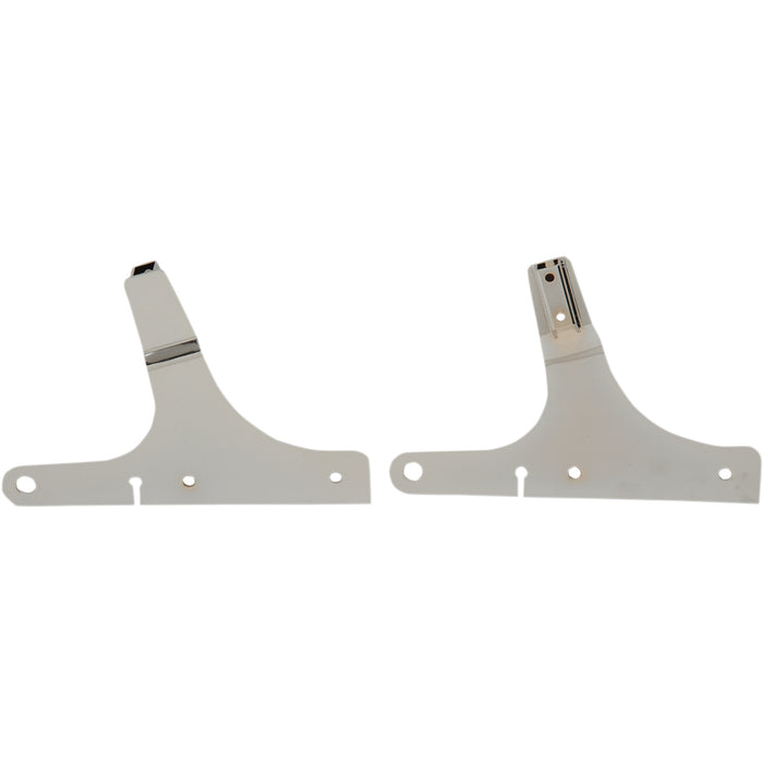CYCLE VISIONS 1504-0010 CV-8075 Sissy Bar Side Plates Side Plates - FXSTD - Chrome