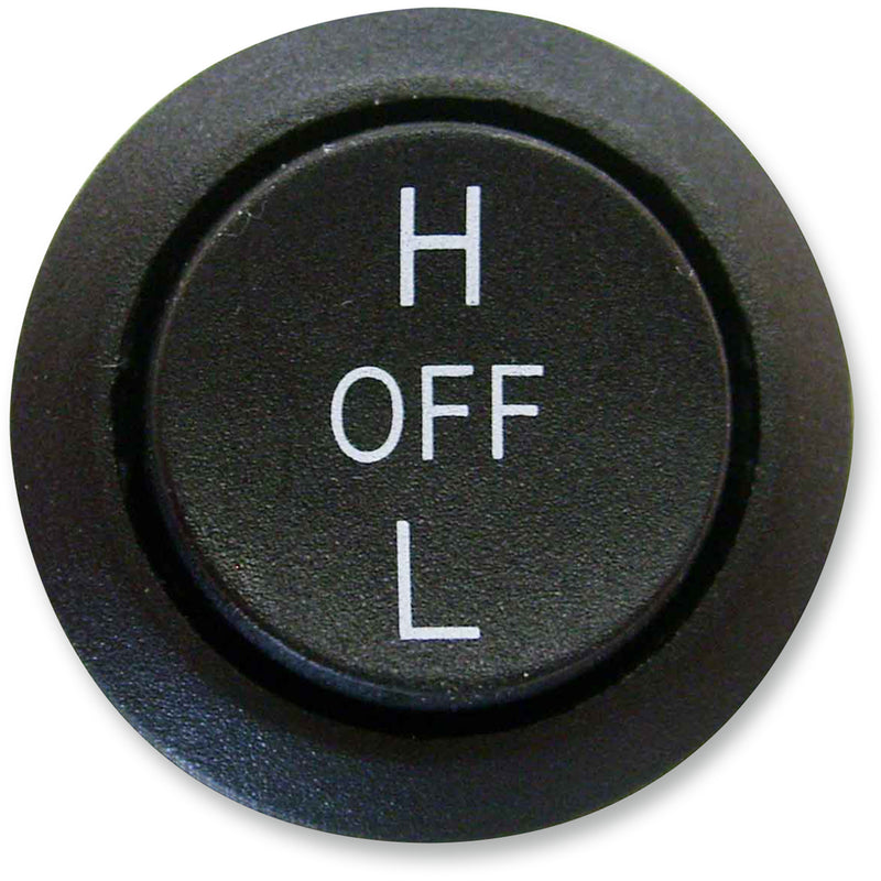 RACE SHOP INC. 0631-0173 SW-1 Universal Round Rocker Switch Rocker Switch - Heater - Round