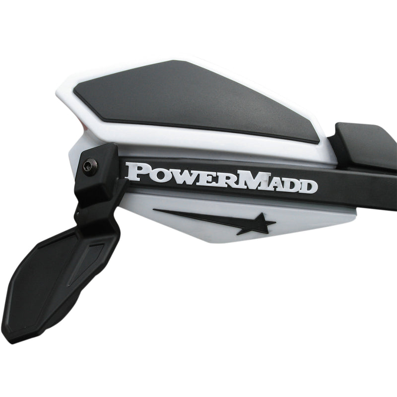 POWERMADD 0640-0797 34289 Star Series Mirror Mirror - Star Series - Side View - Round - Standard - Fixed Mount/Folded-In - Black - Kit