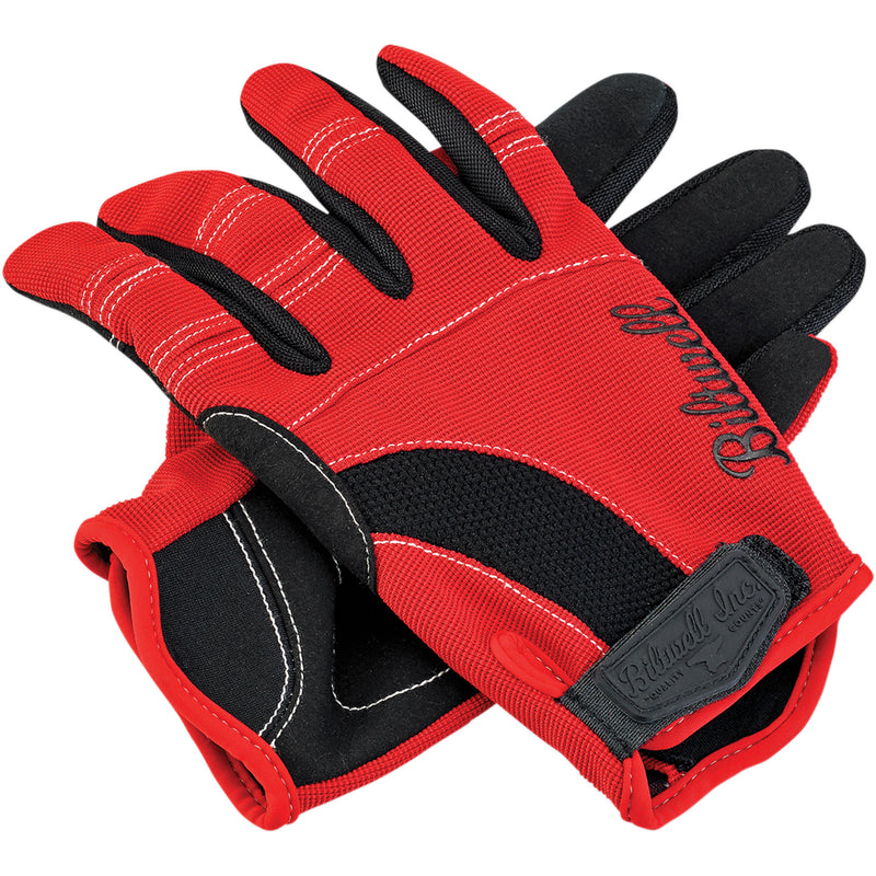 BILTWELL Moto Gloves Red/Black/White