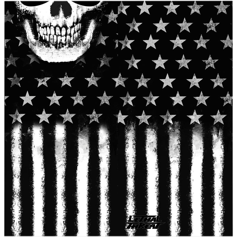 LETHAL THREAT 2502-0162 NS90805 Neck Scarf america skull